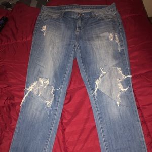 Articles of Society distressed boyfriend jeans